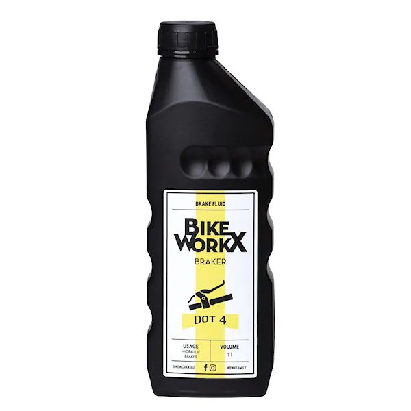Brzdová kvapalina Bikeworkx Braker DOT 4 1 l