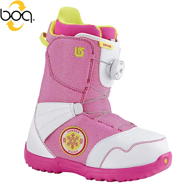 Snowboard Boots Burton Zipline Boa white/pink 2016