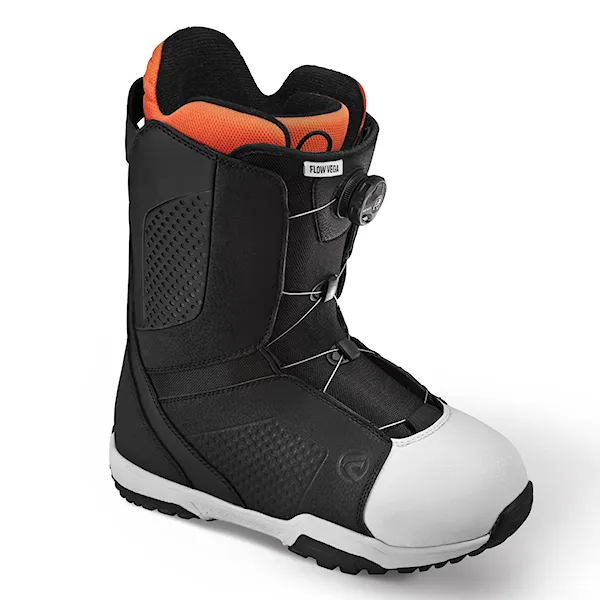 Winter Shoes Flow Vega Boa black/white 2016