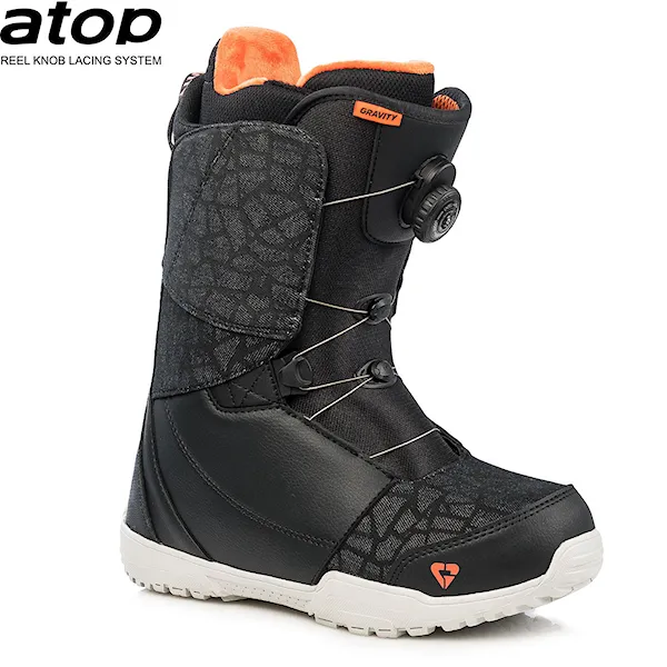 Snowboard Boots Gravity Aura Atop black/coral 2020