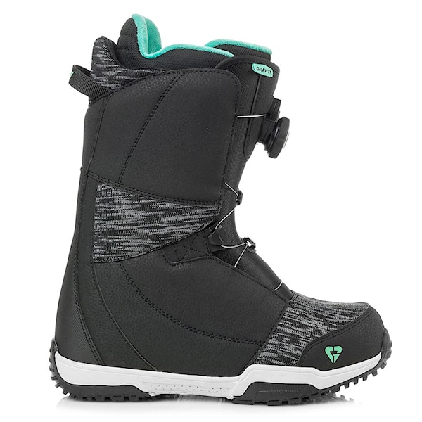 Boty na snowboard Gravity Aura Atop black/mint 2019