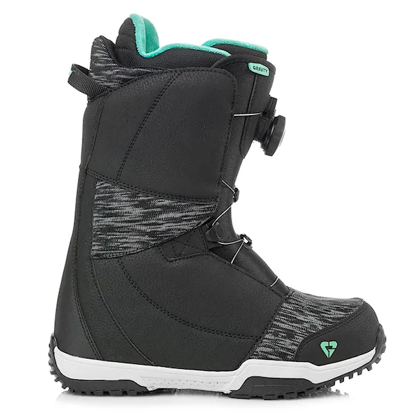 Boty na snowboard Gravity Aura Atop black/mint 2019
