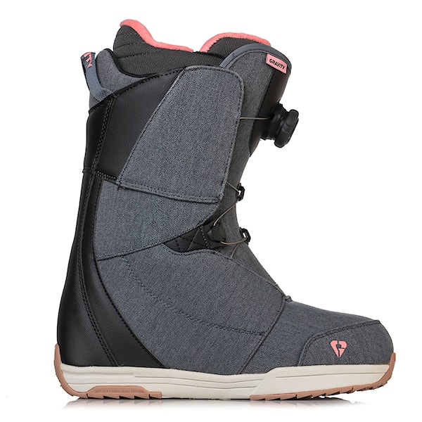 Topánky na snowboard Gravity Aura Atop blue denim/gum 2023