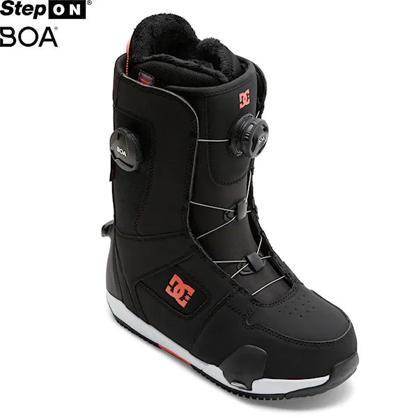 Snowboard Boots DC Wms Phase Pro Step On Boa black/hot coral 2025