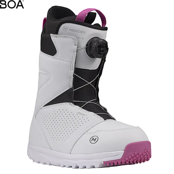 Boty na snowboard Nidecker Cascade W white 2024