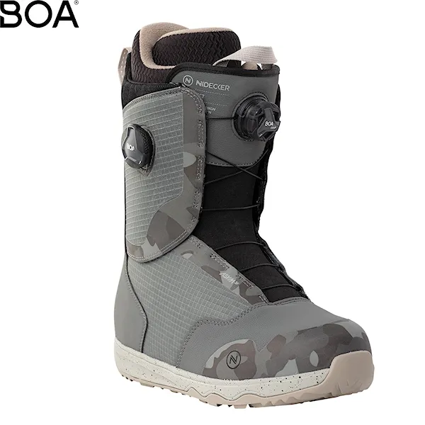 Buty snowboardowe Nidecker Rift grey camo 2023