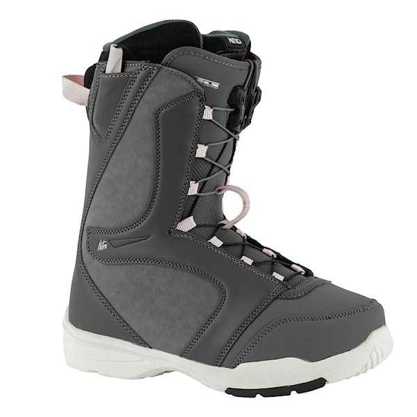 Topánky na snowboard Nitro Flora TLS charcoal/white/rose 2022