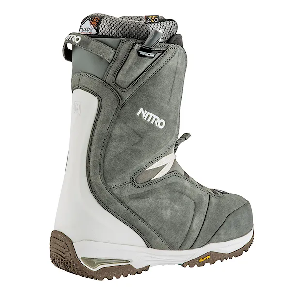 Topánky na snowboard Nitro Team TLS charcoal/white 2019
