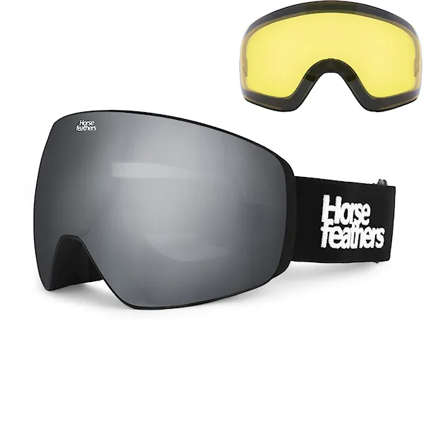 Snowboard Goggles Horsefeathers Scout black | mirror silver 2027