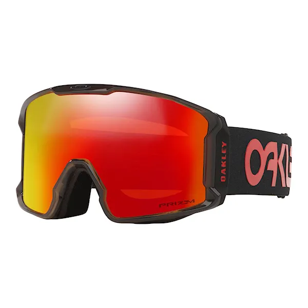Snowboard Goggles Oakley Line Miner Xl scotty james sig crystal black | prizm snow torch 2021