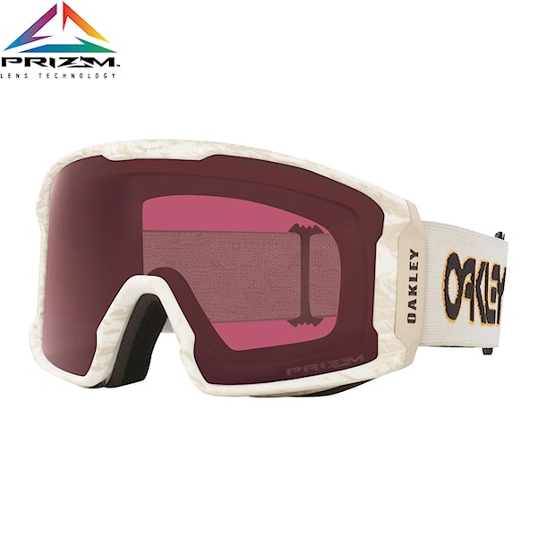 Snowboardové okuliare Oakley Line Miner XL stale sandbech sig lunar rock | prizm snow dark grey 2021