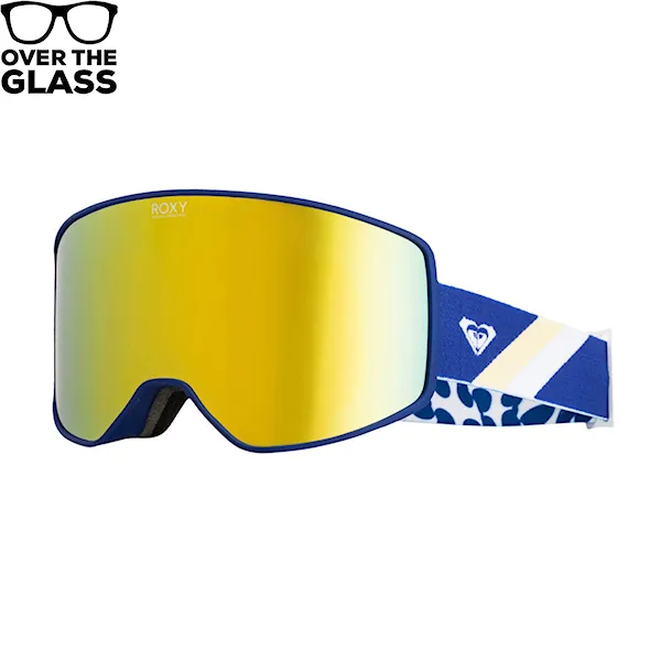 Gogle snowboardowe Roxy Storm Peak Chic peak chic | gold ml s3 2024