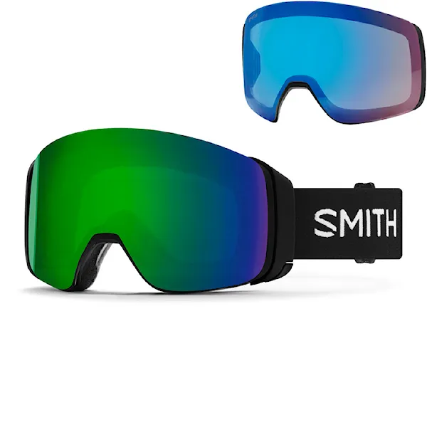 Gogle snowboardowe Smith 4D Mag black | cp sun green mirror +cp storm rose flash 2026