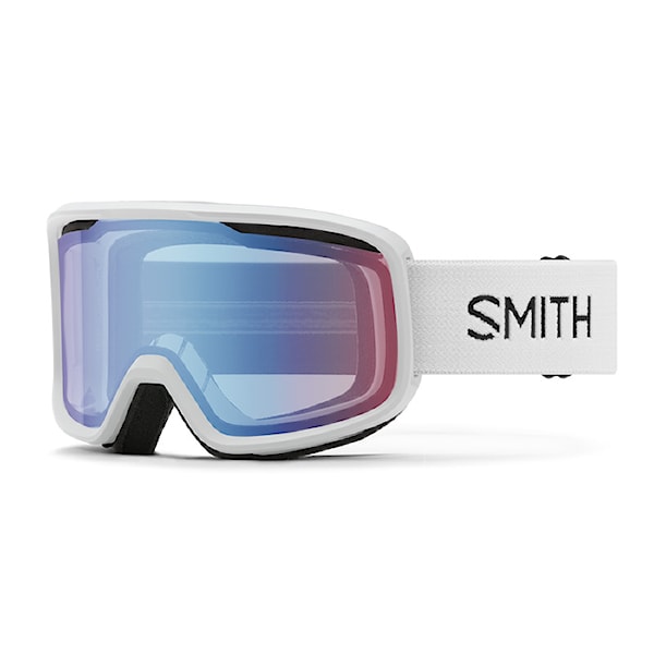 Snowboard Goggles Smith Frontier white | blue sensor 2025