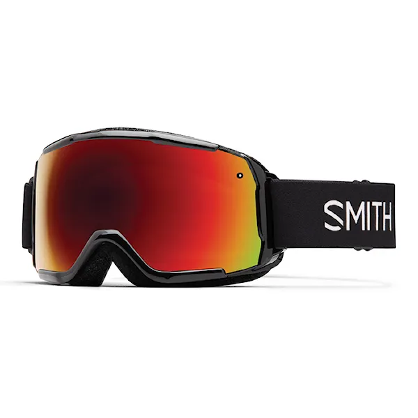 Snowboard Goggles Smith Grom black | red sol-x 2026