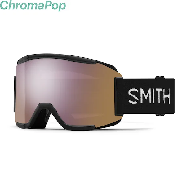 Snowboardové brýle Smith Squad black | chromapop everyday rose gold mirror + clear 2026