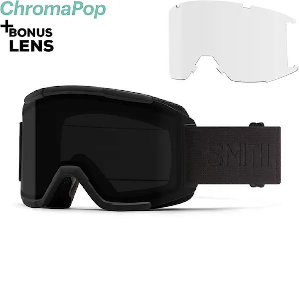 Snowboard Goggles Smith Squad blackout | cp sun black+clear 2026