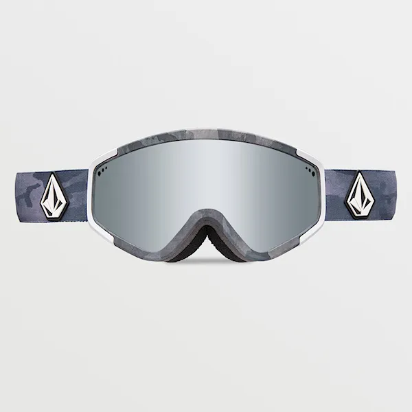 Snowboard Goggles Volcom Attunga cloudwash camo | silver chrome+yellow 2024