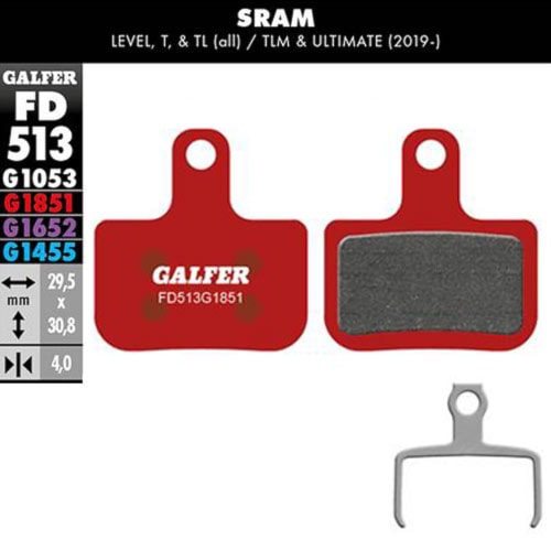 Brzdové doštičky Galfer Advanced FD513 G1851 SRAM