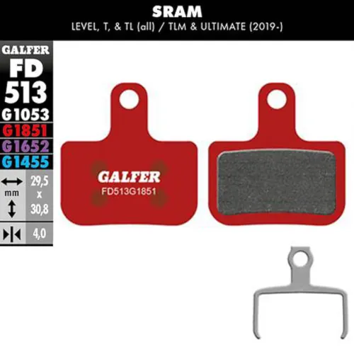 Klocek hamulcowy Galfer Advanced FD513 G1851 SRAM