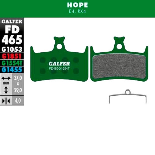 Klocek hamulcowy Galfer Pro FD465 G1554T Hope