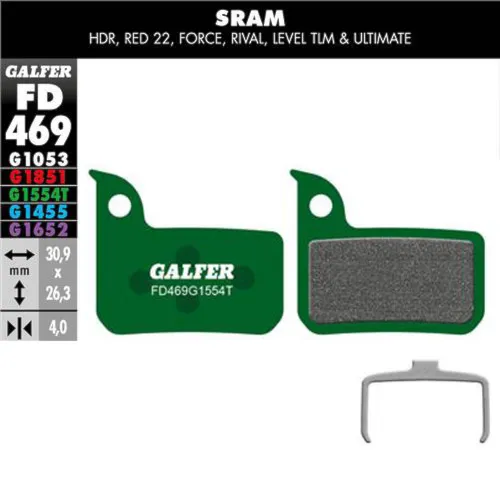 Klocek hamulcowy Galfer Pro FD469 G1554T SRAM