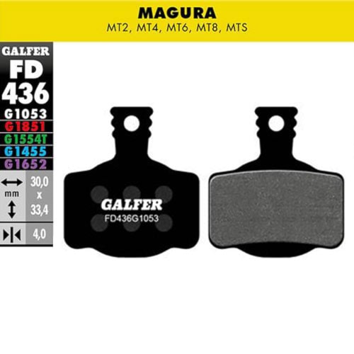 Klocek hamulcowy Galfer Performance FD436 G1053 Magura/Campagnolo