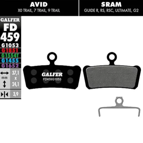 Klocek hamulcowy Galfer Performance FD459 G1053 Avid/SRAM