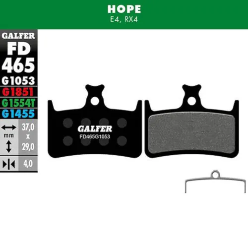 Klocek hamulcowy Galfer Performance FD465 G1053 Hope