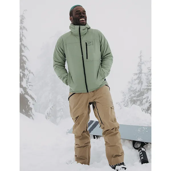 Bunda na snowboard Burton [ak] Helium Hooded Stretch Insulated hedge green 2024