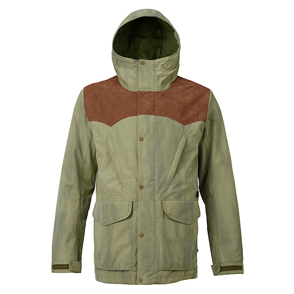 Bunda na snowboard Burton Folsom chestnut suede/olive branch dist 2018