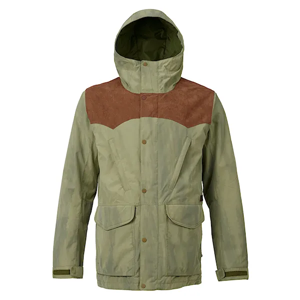 Bunda na snowboard Burton Folsom chestnut suede/olive branch dist 2018