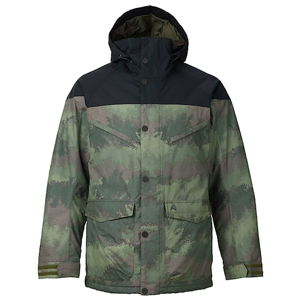 Bunda na snowboard Burton Frontier true black/oil camo 2016