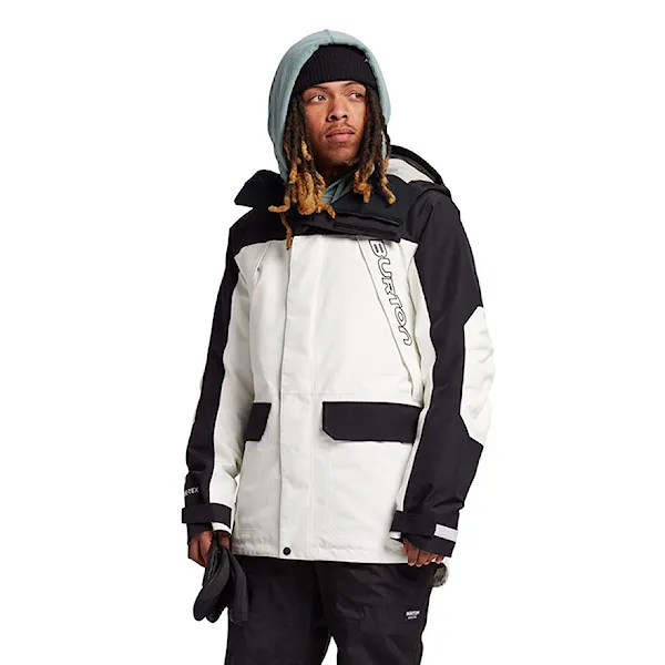 Snowboard Jacket Burton Gore Breach stout whiite/true black 2021
