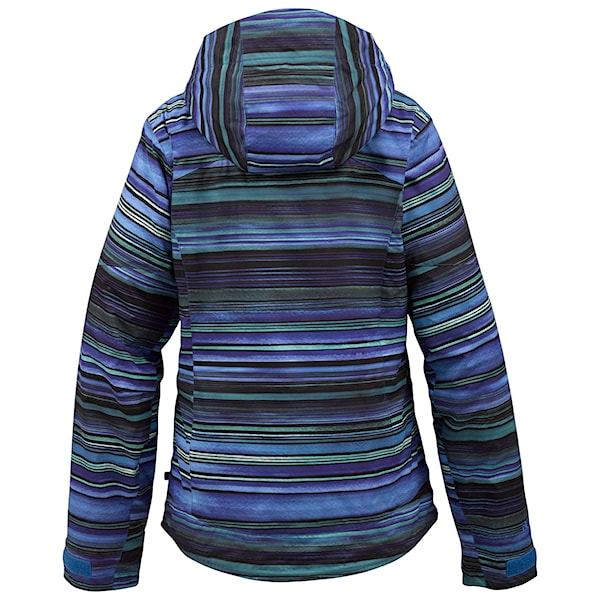 Snowboard Jacket Burton Jet Set cornflower high tide stripe 2014