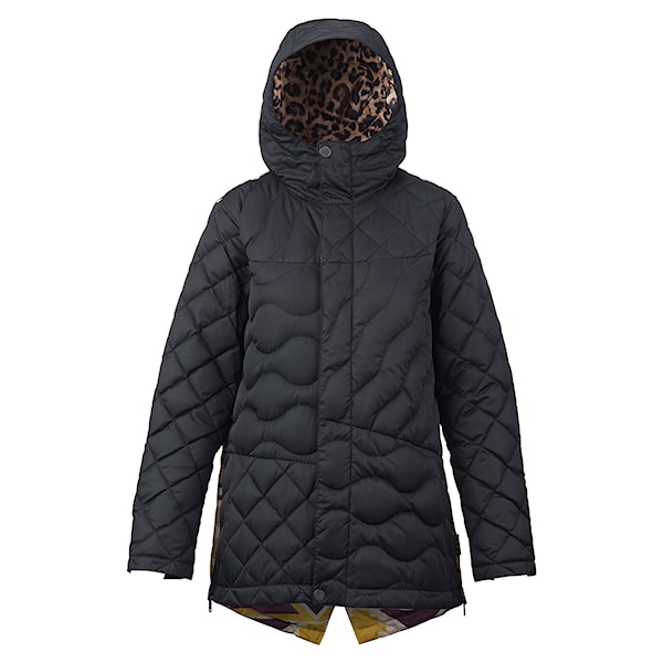 Bunda na snowboard Burton L.a.m.b. Cyndi Down true black/montezuma 2018
