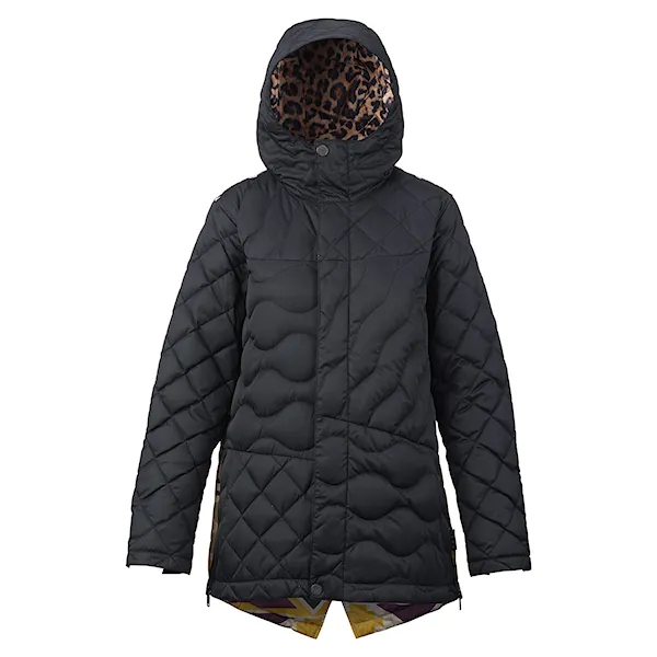 Bunda na snowboard Burton L.a.m.b. Cyndi Down true black/montezuma 2018