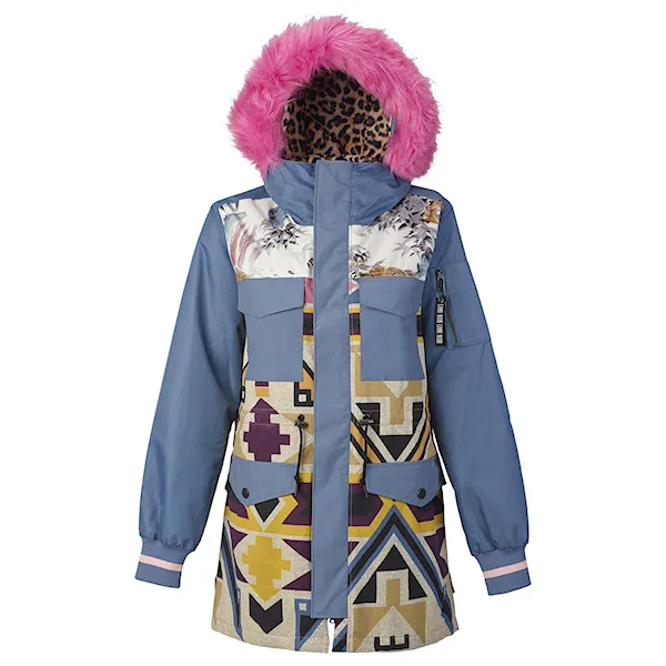 Bunda na snowboard Burton L.a.m.b. Rareview Parka montezuma/clean slate 2018