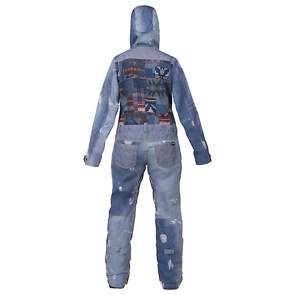 Snowboard Overall Burton L.a.m.b. Suzi Jumpsuit denim print 2017