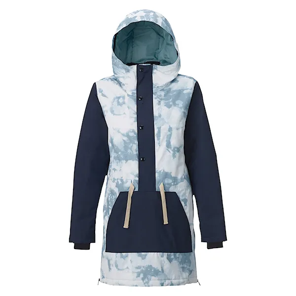 Bunda na snowboard Burton Wms Chuteout Anorak bleached/mood indigo 2018