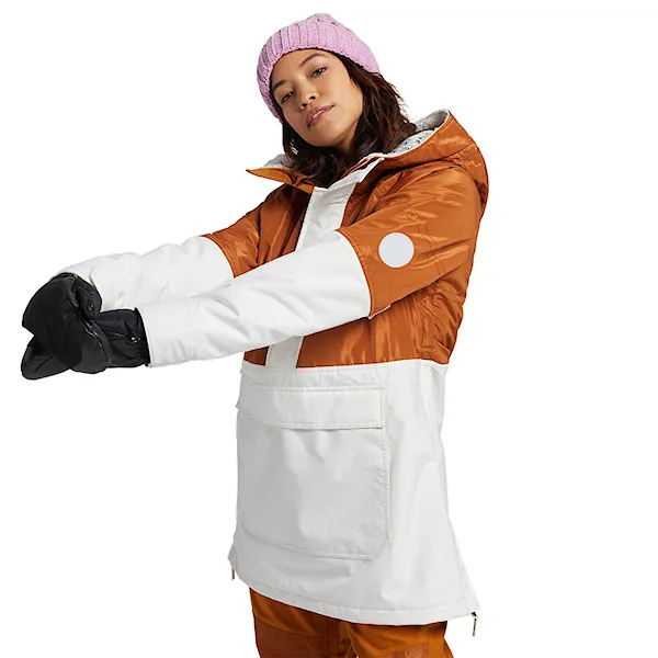 Kurtka snowboardowa Burton Wms Larosa Anorak true penny/stout white 2021