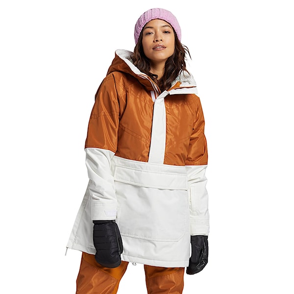 Kurtka snowboardowa Burton Wms Larosa Anorak true penny/stout white 2021