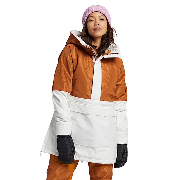 Kurtka snowboardowa Burton Wms Larosa Anorak true penny/stout white 2021