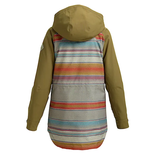 Kurtka snowboardowa Burton Wms Prowess hawk tusk stripe/hickory 2019