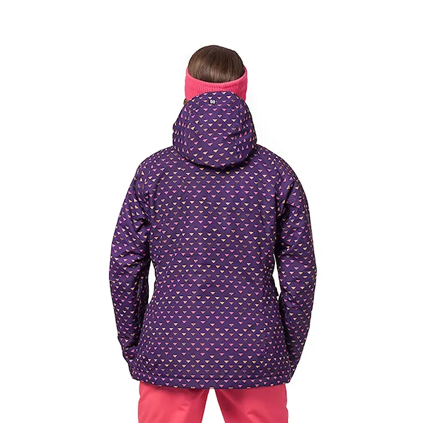 Snowboard Jacket Horsefeathers Aiko grape triangles 2016