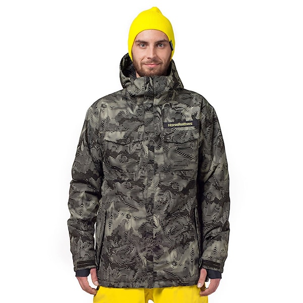 Bunda na snowboard Horsefeathers Savage olive camo 2016