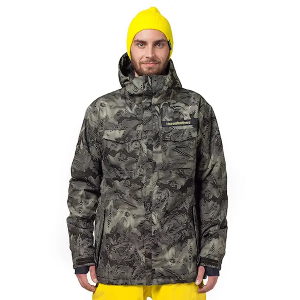 Bunda na snowboard Horsefeathers Savage olive camo 2016