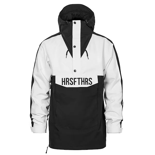 Bunda na snowboard Horsefeathers Spencer Atrip black/white 2020