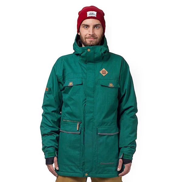 Bunda na snowboard Horsefeathers Tarot deep green 2016