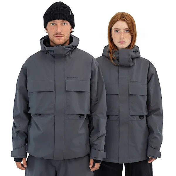 Bunda na snowboard Beyond Medals Cargo Jacket 2L antracite 2026